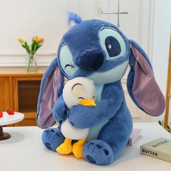 Фото - М'яка іграшка STITCH Стич з качкою 40 см (6928270764696)